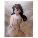 Angel Wing Porcelain Doll Collection + Stands - 3 ct