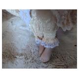 Angel Wing Porcelain Doll Collection + Stands - 3 ct