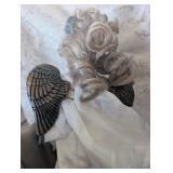 Porcelain Angel Doll with Victorian Style Dress