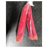 Zhengmy 16 Pcs 25 Inches Christmas Velvet Garland Ties Christmas Decorative Twist Ties for Banister Reusable and Flexible Twist for Xmas Home Decorations Holiday Craft Wrapping(Red)