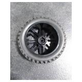 Vgoohobby OD 88mm/3.4612mm Hex Wheel Rims Rubber Tires with Sponge Replacement for 1/10 RC Off-Road Buggy Car,Black