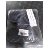 Vgoohobby OD 88mm/3.4612mm Hex Wheel Rims Rubber Tires with Sponge Replacement for 1/10 RC Off-Road Buggy Car,Black