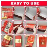 Surprise Gift Box Explosion for Money, Merry Christmas Surprise Box Gift Box Explosion Box with Confetti, Christmas Boxes Explosion Gift Box Cash Money Gift Boxes for Presents, 10 Bouncing Boxes, Red