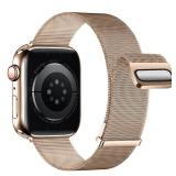 Double Magnetic Compatible for Apple Watch Band Ultra 3,2,SE, Stainless Steel Strap Metal Mesh Sport Loop for iWatch Bands 38mm 40mm 41mm 42mm 44mm 45mm 46mm 49mm Series 11/10/9/8/7/6/5/4/3 Women Men