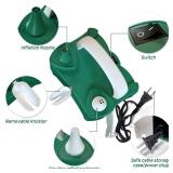 Beeyaky Balloon Pump Valentines Day Decor - Electric Balloon Pump for Party Decorations, Portable Dual Nozzle Balloon Inflator for Balloon Arch Kit