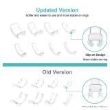 Invisible Ring Size Adjuster for Loose Rings Ring Adjuster Fit Any Rings, Assorted Sizes of Ring Sizer
