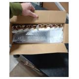 Morejoy 175PCS Pearl White and Gold Plastic Plates - Disposable Gold Party Plates & Pre Rolled Napkins with Cutlery for 25 Guests, 50Plates, 75Silverware, 25Cups, 25Napkin for Party & Thanksgiving