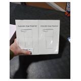 2 Pack Automatic Soap Dispenser: 13.52oz/400ml Wall Touchless Liquid - 4-Level Adjustable Modern Electric Hand Soap Dispenser - Kitchen Bathroom Kids Family Black