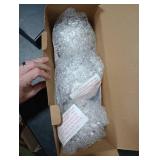 Brightown Outdoor Christmas Decorations-Starlight Sphere, Replaceable Bulbs with Add-On Plug,Lighted Sphere Balls for Trees Party Wedding Patio Indoor Decorations 5.5in-3pc 50 LED(Warm White)