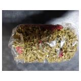 XunYee 2 Pack 5 Inch Christmas Mistletoe Door Kiss Ball Ornament Hanging Decor, Artificial Glitter Kissing Ball Ornament with Bow and Red Berries for Home Christmas Tree Party Decor