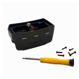 1 PCS Ploughnavi Replacement Housing Back Case for Garmin T5, TT10, TT15 Dog Tracking Collar, Multiple Colors with Installation Tool (Black)