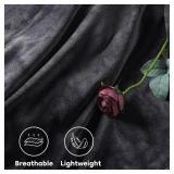 LaffyLo Electric Heated Blanket Full Size 72x84, Breathable & Luxurious Flannel, Soft Warm Gift with Over-Heat Protection, 4 Heating Levels & 10 H Auto Shut Off, Machine Washable, Dark Grey