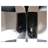 Facmogu 2 Pack 12V 1A AC/DC Power Supply, 100-240V AC to DC 12V 1A Power Adapter, 12W 12V 1 Amp Wall Adapter, 12 Volts 1000mA Regulated Switching Power Converter, with 5.5x2.5mm & 5.5x2.1mm DC Plug