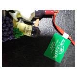 Kurt Adler Wine My Bucket List Christmas Ornament RIGHT WINE GLASS BROKEN