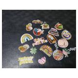 Vintage Boho Girly Iron on Cute Patches for Girl, Embroidered Boho Flower Sun Rainbow Butterfly Sew on DIY Applique Patch for Clothing, Dress,Shoes, Hats, Jackets,Jeans,Bags