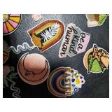 Vintage Boho Girly Iron on Cute Patches for Girl, Embroidered Boho Flower Sun Rainbow Butterfly Sew on DIY Applique Patch for Clothing, Dress,Shoes, Hats, Jackets,Jeans,Bags