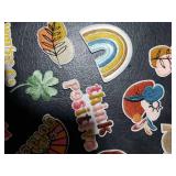 Vintage Boho Girly Iron on Cute Patches for Girl, Embroidered Boho Flower Sun Rainbow Butterfly Sew on DIY Applique Patch for Clothing, Dress,Shoes, Hats, Jackets,Jeans,Bags