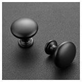 Ravinte Matte Black Zinc Drawer Pulls and Knobs - 3 Pack for Kitchen Cabinets and Dressers