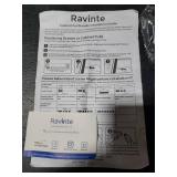 Ravinte Matte Black Zinc Drawer Pulls and Knobs - 3 Pack for Kitchen Cabinets and Dressers