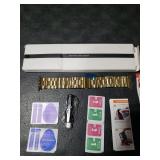 Bekomo 3-Pack Stainless Steel Apple Watch Band with 2 Pack Tempered Glass Screen Protectors, 49mm, 44mm, 45mm, 42mm, 40mm, 38mm, 41mm