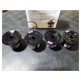 Roogaluckeep Reusable K Cup for Keurig, Black BPA Free Refillable K-Cup Pod Coffee Filters, Universal Fit Refillable Filters for Keurig 1.0 and 2.0 Coffee Maker (Black- 4 Park)