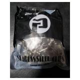 (30PCS) Stainless Steel Laundry Clothes Pins Heavy Duty Outdoor, Clothespins for Hanging, Metal Clips, Metal Clothes pins, Snack Bag Chip Clips for Food Packages, Close pins