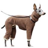 Esobo Fashion Winter Dog Warm Coat Jacket Four-Legged Neck Warm Pet Sweaters for Small Medium Large Dogs