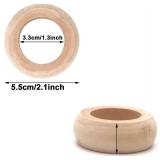 Napkin Rings Dining Table Napkin Holder, Classic Everyday Use Thanksgiving, Christmas Napkin Rings Buckles,Festive Party Gift Farmhouse for Table