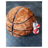 XIZHI 13.7 Cute Football Plush Toys Soft Stuffed Sport Throw Pillow Plush Ball Gift for Kids Birthday and Christmas Decoration (Basketball)