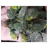 TELDRASSIL 4Pcs(26 FT) Artificial Rose Vine Fake Flower Garland Fake Silk Rose Hanging Vine for Wedding Party Background Arch Garden Background Decoration (Pink)