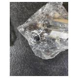 2 Pack Double-Open Glass Door Display Cabinet Display Cabinet Safety Lock, Suitable for 0.2-0.31 Glass Door, Separate Key with Drilling, Zinc Alloy