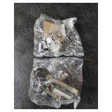 2 Pack Double-Open Glass Door Display Cabinet Display Cabinet Safety Lock, Suitable for 0.2-0.31 Glass Door, Separate Key with Drilling, Zinc Alloy