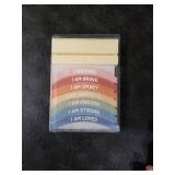 Inspirational Nursery Decor, Positive Affirmations for Kids Gifts, Rainbow Affirmations Acrylic Sign with Wooden Stand for Bedroom Kids Toddler Room Baby Room Nursery Decor Halloween Christmas Gifts