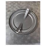 Irnyso Metal Black Fireplace Stove Pipe Flue Hole Cover 6719900 Fits 4-8 Hole Adjustable Flue Cover BM0026 BM0353 Chimney Caps Flue Plug