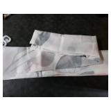 Ruelvth Grey Eucalyptus Shower Curtain, Watercolor Gray and Pink Floral Shower Curtain Set with Hooks Waterproof Spring Botanical Bathroom Decor, 72x72 Inch