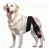 Arvion Dog Knee Brace for Torn Acl Hind Leg, Adjustable Compression Stabilizer, Keep The Joint Warm and Stable - Extra Support, L