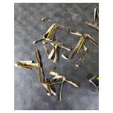 SIMISI RIBBON Brown Christmas Velvet Ribbon Bows Decorations Xmas Ornaments Vintage Decor for Tree, Wreath, Garland (3/8