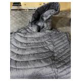 ROYAL MATRIX Packable Puffer Jacket for Women Hooded Lightweight Quilted Travel Long Puffer Coat with Pockets (Black, S)