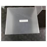 RattanView 2 Pcs 9 Inch Large Acrylic Risers Display Stands 5 mm Thick Acrylic Shelf Riser Showcase for Collectibles Jewelry Cupcakes Food Figures Perfume Cabinet (Clear)