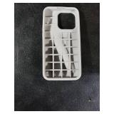 Jtsery Lip Gloss Holder Case for iPhone 15 Pro, Lipgloss Case Lipstick Lip Glaze Designed Stylish Silicone Women Girls Funny Case for iPhone 15 Pro 6.1 inch 2023 (Gray)