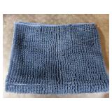 SUBRTEX Bathroom Rugs, 20 x 32 Chenille Bath Rug Soft Short Plush Bath Mat Soft Shower Mat Water Absorbent Shower Mat Quick Dry Machine Washable, Navy
