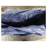 Elegant Blue Gift Bag 11.8x4.5x9.8 with Ribbon Handles, Includes Tissue Papers, Perfect for Birthdays, Weddings, Parties, Holidays, Baby Shower NO CARD