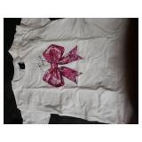 Taylor Lover First Name Teen Girls Women Pink Disco Ball Bow T-Shirt