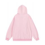 Aelfric Eden Star Zip Up Hoodie Vintage Washed Oversized Graphic Hoodies Streetwear Hooded Sweatshirts Jackets Unisex Light Pink Small