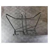 TR-LIFE 10 Inch Large Plate Stands for Display - Metal Plate Holder Display Stand + Picture Frame Holder Stand + Small Easels for Decorative Platter, Book, Plaques, Photo, Tabletop Art (2 Pack)