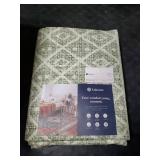 Lahome Farmhouse Geo 5x7 Rug for Living Room, Washable Sage Green Bedroom Rug Ultra-Thin 5x7 Area Rugs, Non-Slip Modern Indoor Hall Rug Floor Carpet for Playroom Dining Room Kitchen