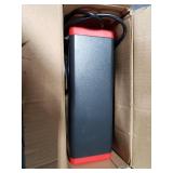 Pxonmow Small Space Heater with Realistic Flame Effect,600W Portable Mini Electric Desk Heater for Indoor Use,Fast Heating for Office,Bedroom,Study Room with Overheating & 45° Tip-Over Protection