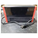 Pxonmow Small Space Heater with Realistic Flame Effect,600W Portable Mini Electric Desk Heater for Indoor Use,Fast Heating for Office,Bedroom,Study Room with Overheating & 45° Tip-Over Protection