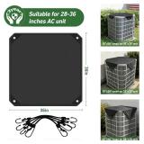 Xeeol Air Conditioner Covers for Outside Units 36 x 36, 600D Waterproof AC Cover, AC Condenser Winter Cover - Snowproof, Rainproof