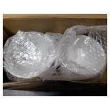 Tioncy 36 Pcs Bowls Set Unbreakable Dessert Soup Salad Bowls for Pasta Cereal Soup Dishwasher Safe (10 oz,White)